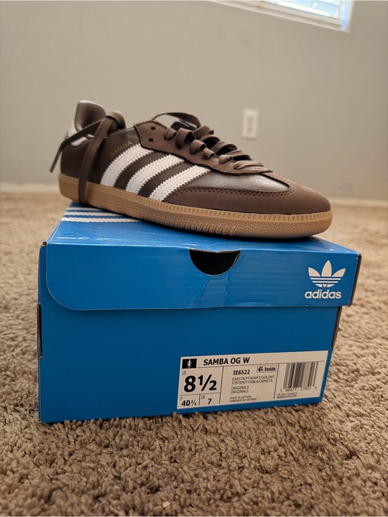 adidas Shoes - adidas Samba OG Sneakers in Brown with White Stripes